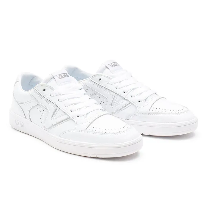 Vans Lowtop Shoes Women Leather Lowland Comfycush Shoes White