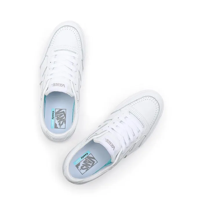 Vans Lowtop Shoes Women Leather Lowland Comfycush Shoes White