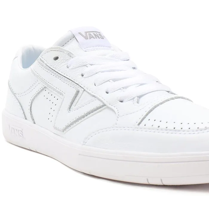 Vans Lowtop Shoes Women Leather Lowland Comfycush Shoes White