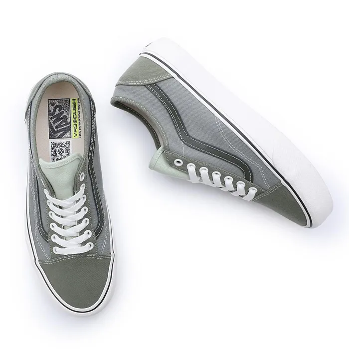 Vans Lowtop Shoes Women Old Skool Tapered VR3 Shoes Green Grey