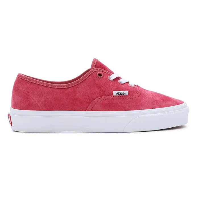 Vans Lowtop Shoes Women Pig Suede Authentic Shoes Red