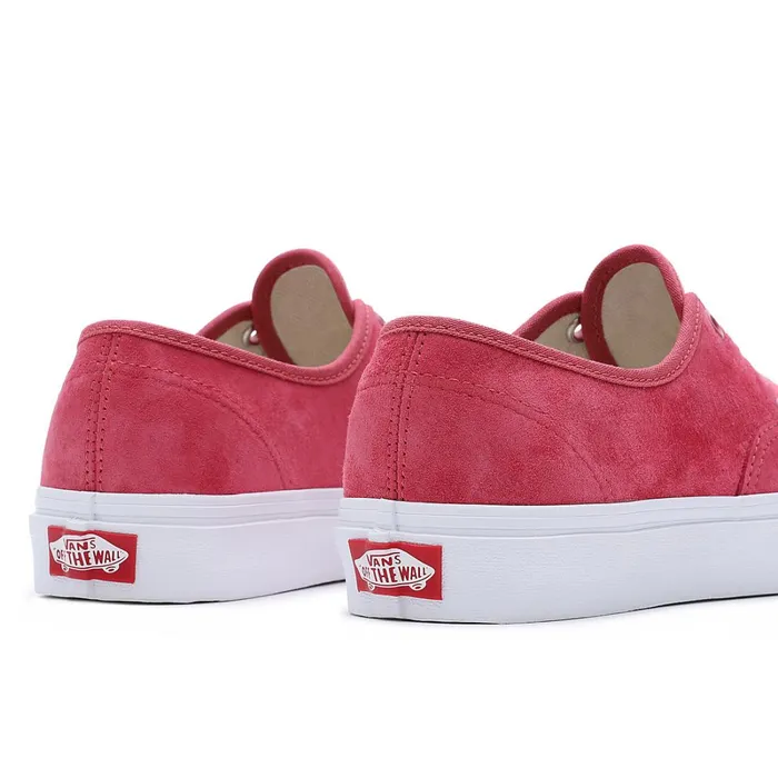 Vans Lowtop Shoes Women Pig Suede Authentic Shoes Red