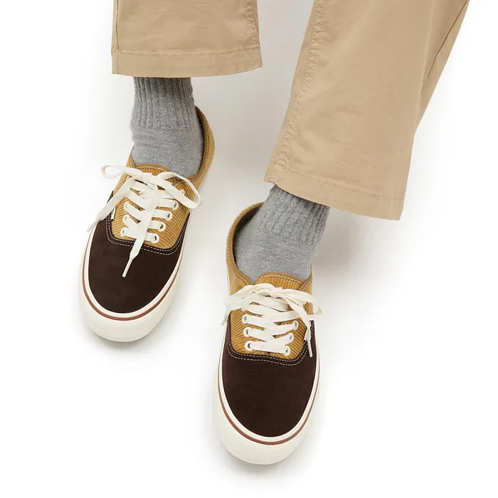 Vans Lowtop Shoes Women Salt Wash Corduroy Authentic VR3 SF Shoes Beige
