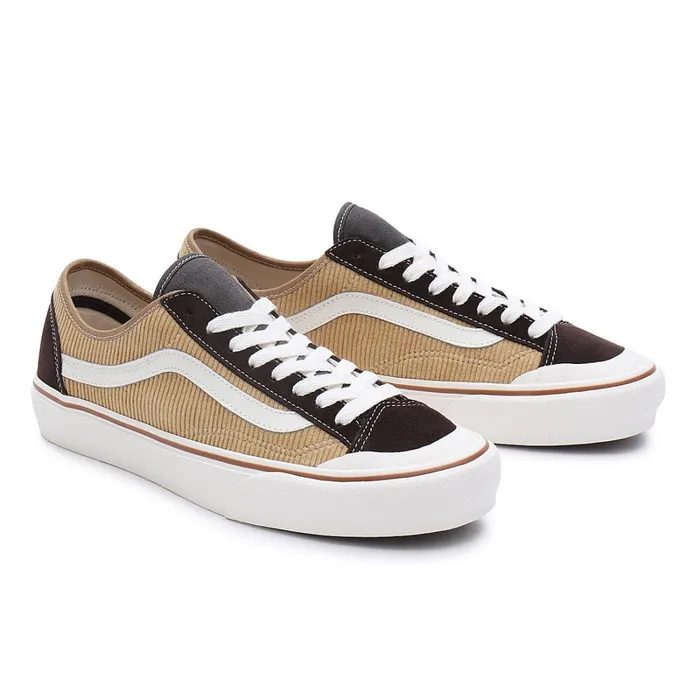 Vans Lowtop Shoes Women Salt Wash Corduroy Style 136 Decon VR3 SF Shoes Beige