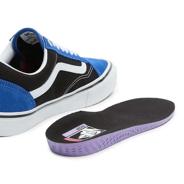 Vans Lowtop Shoes Women Skate Old Skool Shoes Blue Black