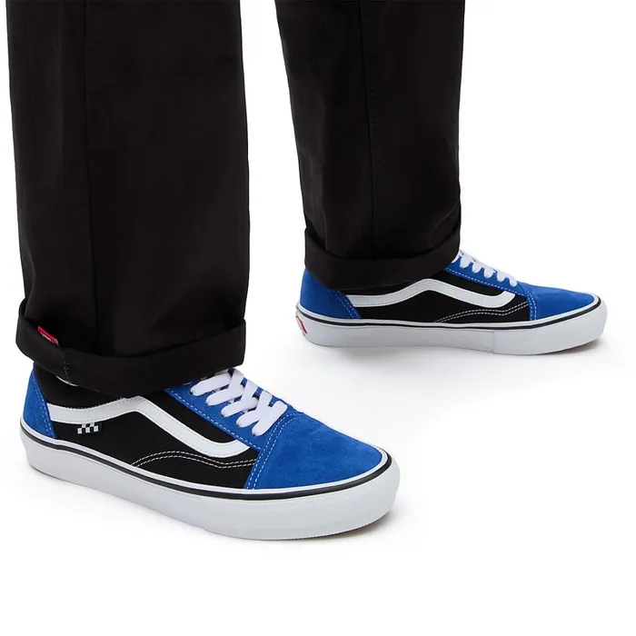 Vans Lowtop Shoes Women Skate Old Skool Shoes Blue Black