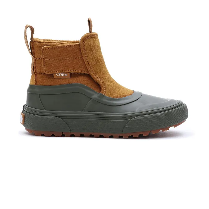 Vans MTE Shoes Kids SlipOn Hi Terrain Hook And Loop MTE1 Shoes 48 Years Green Brown