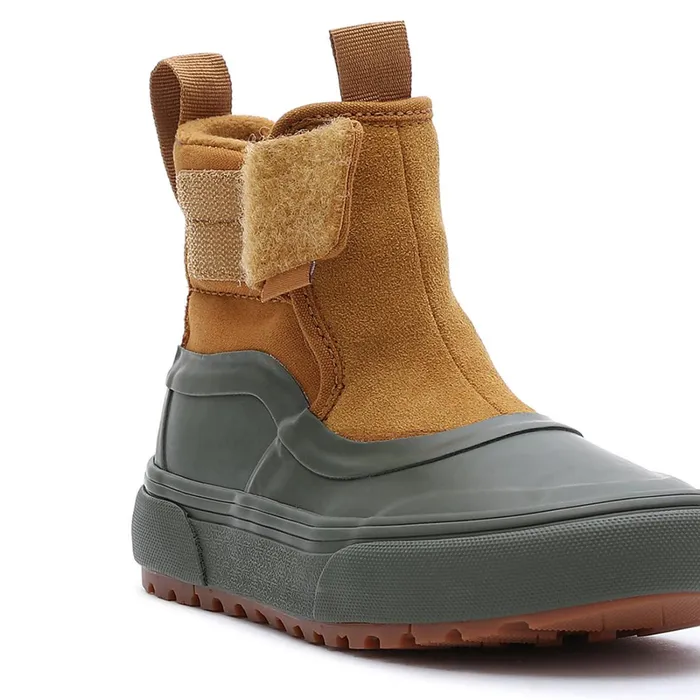 Vans MTE Shoes Kids SlipOn Hi Terrain Hook And Loop MTE1 Shoes 48 Years Green Brown
