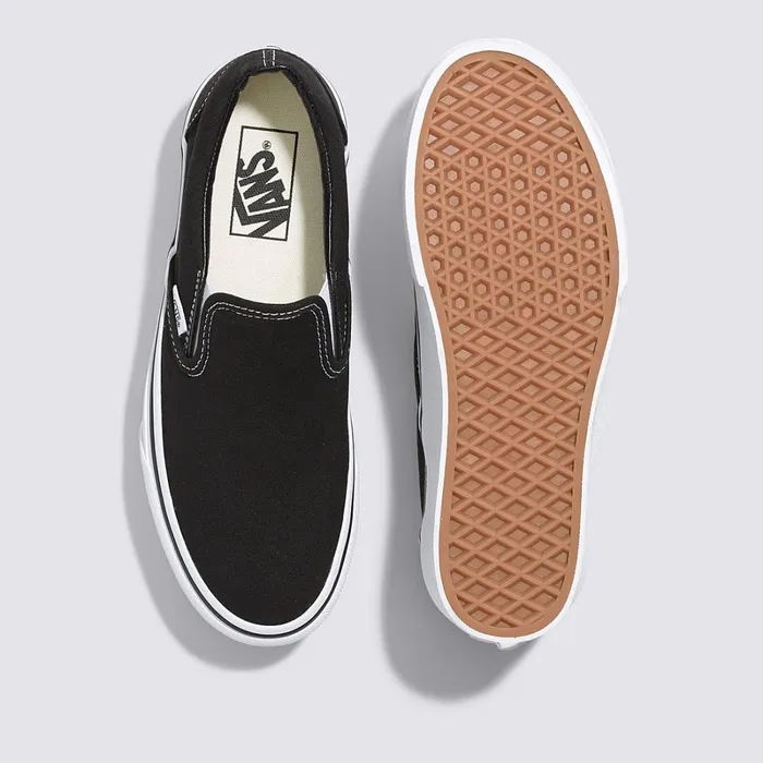 Vans Platform Shoes Women Classic SlipOn Stackform Shoes Black