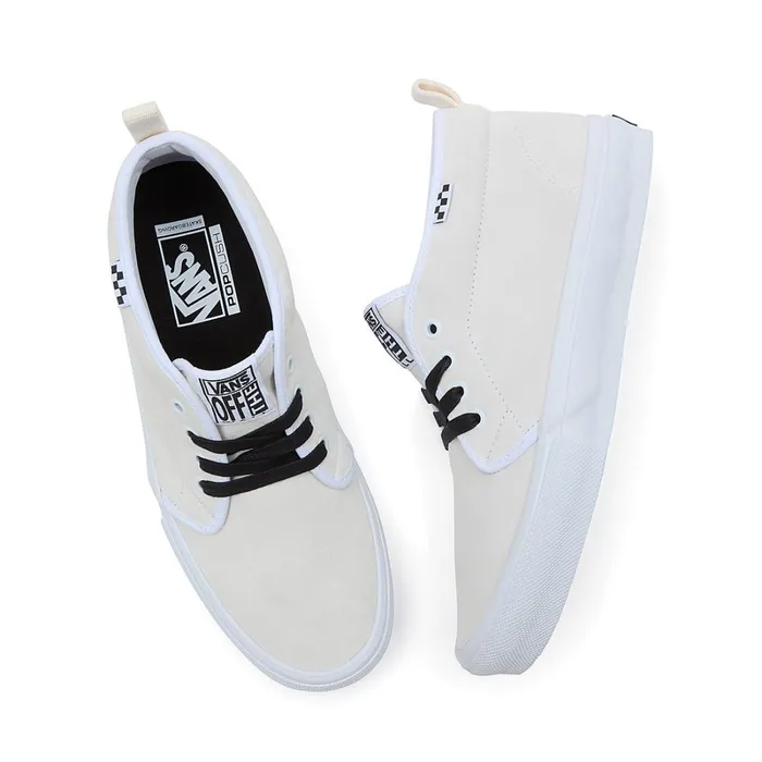 Vans Skate Shoes Men Skate Chukka VCU Shoes White