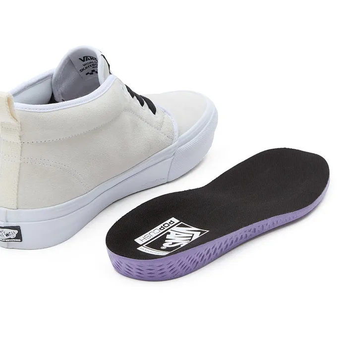 Vans Skate Shoes Men Skate Chukka VCU Shoes White