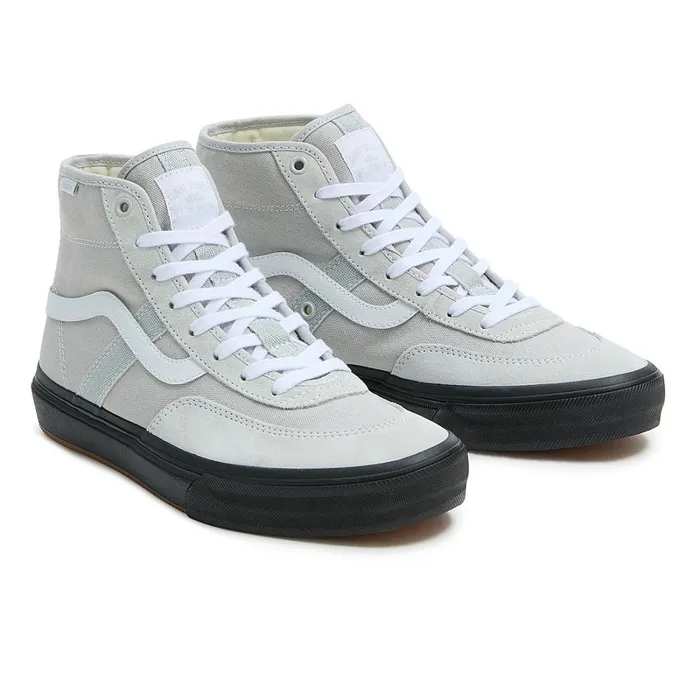 Vans Skate Shoes Women Crockett High Shoes Grey