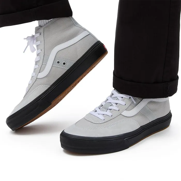 Vans Skate Shoes Women Crockett High Shoes Grey