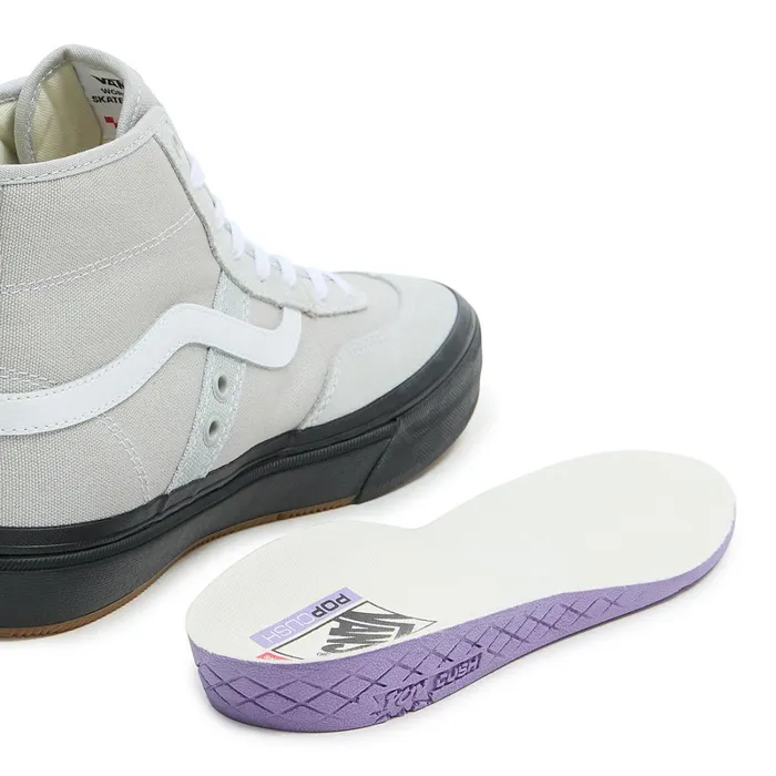 Vans Skate Shoes Women Crockett High Shoes Grey