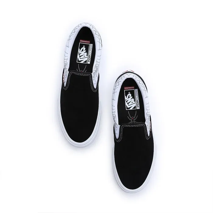 Vans Slipon Shoes Men Black Widow Spider SlipOn Shoes