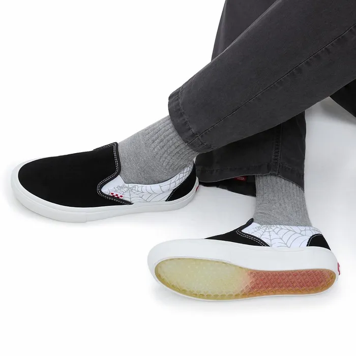 Vans Slipon Shoes Men Black Widow Spider SlipOn Shoes