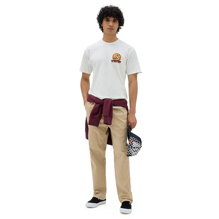 Vans Tshirts and Tanks Men 66 Racing Logo TShirt White