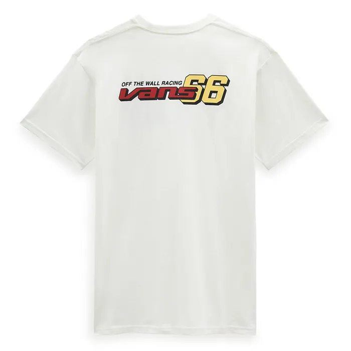 Vans Tshirts and Tanks Men 66 Racing Logo TShirt White