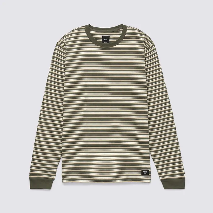 Vans Tshirts and Tanks Men Awbrey Long Sleeve Shirt Green