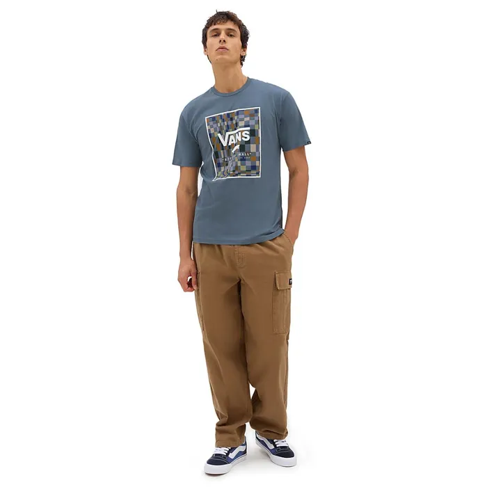 Vans Tshirts and Tanks Men Classic Print Box TShirt Blue
