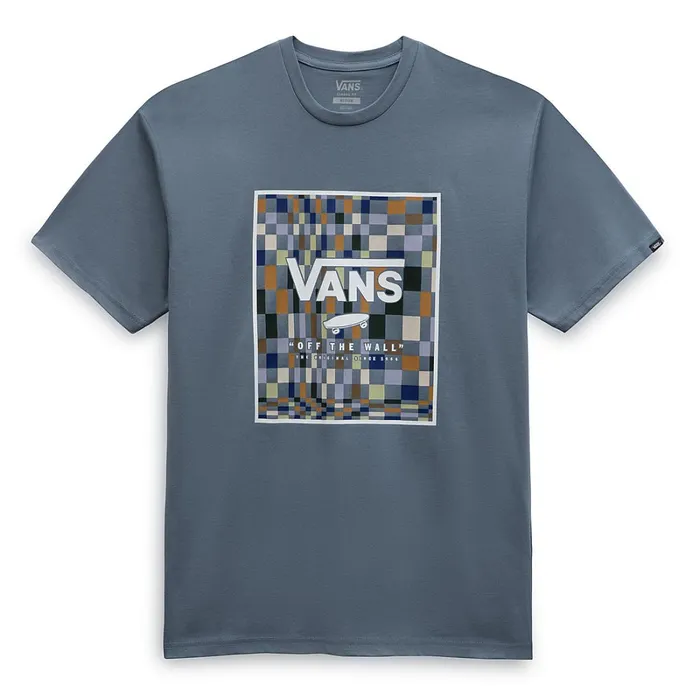 Vans Tshirts and Tanks Men Classic Print Box TShirt Blue