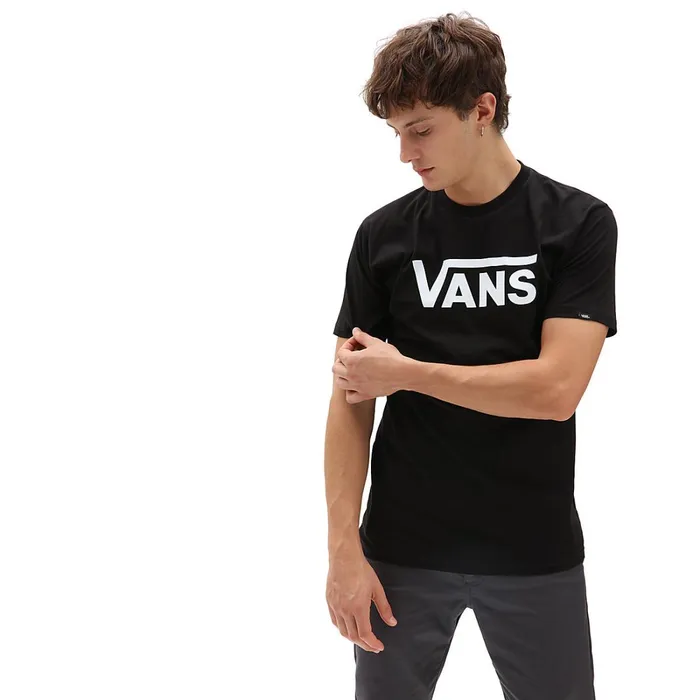Vans Tshirts and Tanks Men Classic TShirt Black White