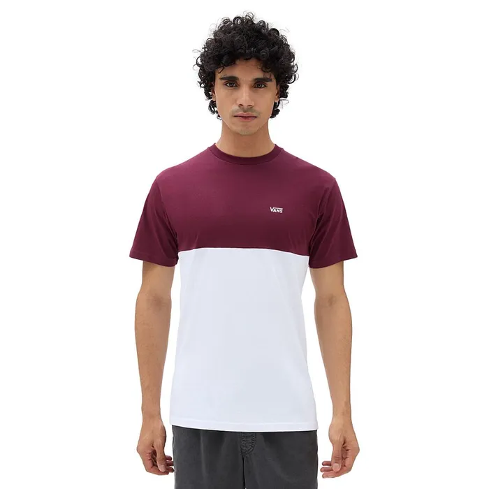 Vans Tshirts and Tanks Men Colorblock Tshirt Red