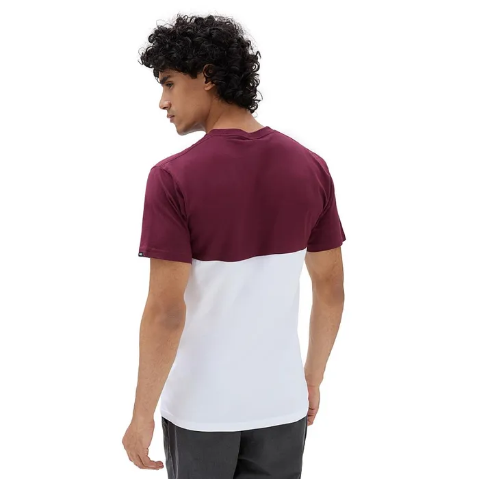 Vans Tshirts and Tanks Men Colorblock Tshirt Red