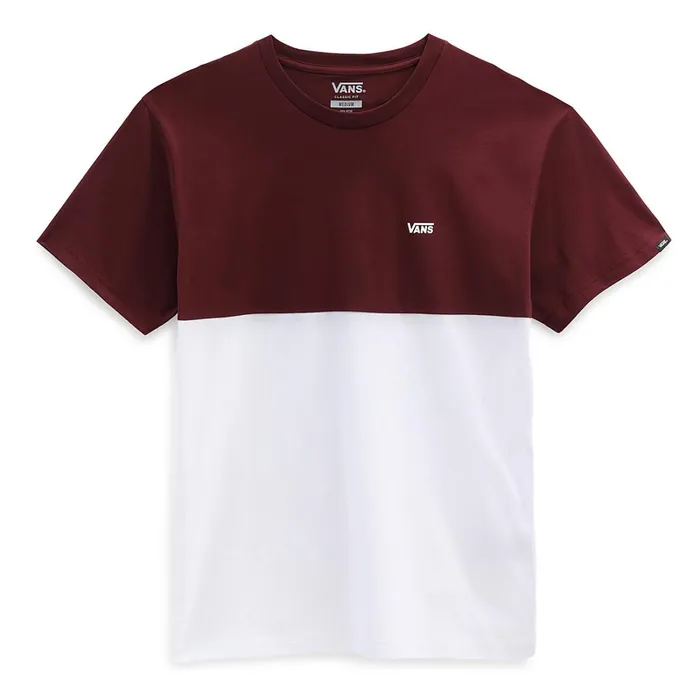 Vans Tshirts and Tanks Men Colorblock Tshirt Red