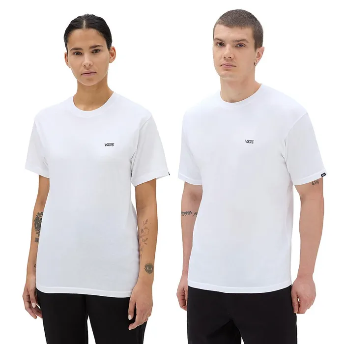 Vans Tshirts and Tanks Men Left Chest Logo TShirt White