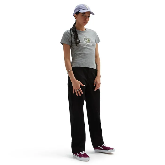 Vans Tshirts and Tops Women Centered Mini TShirt Grey