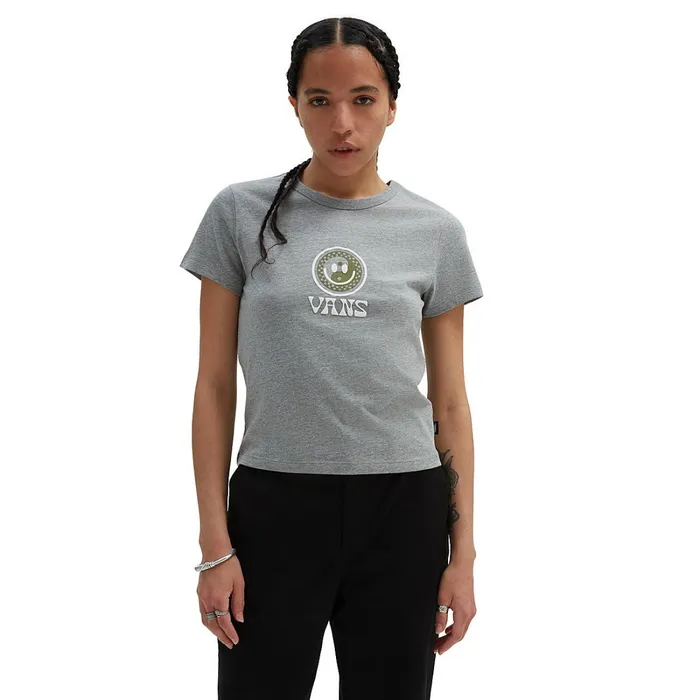 Vans Tshirts and Tops Women Centered Mini TShirt Grey