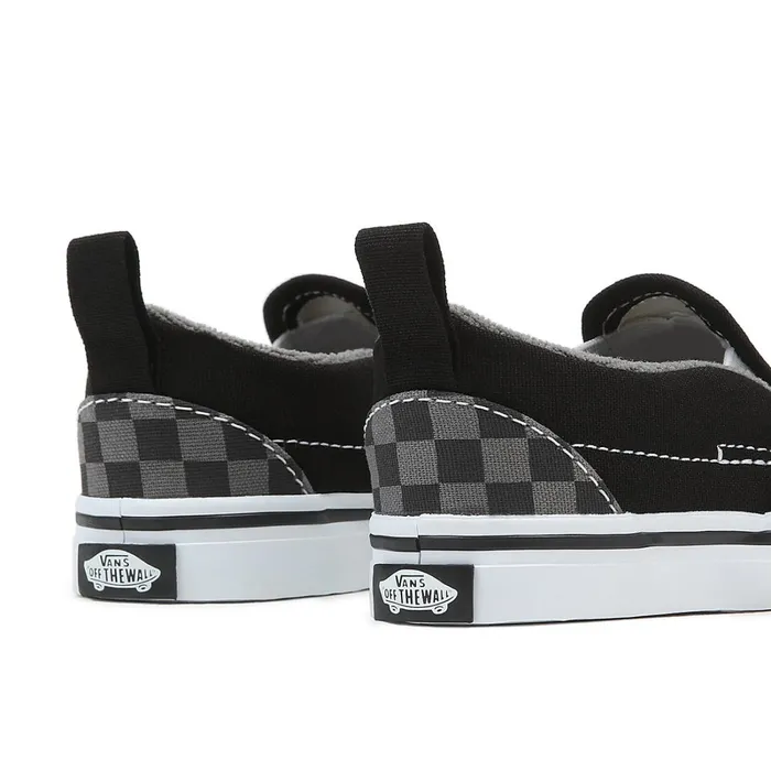 Vans Toddler Shoes 14 Years Kids Toddler Checkerboard SlipOn Hook And Loop Shoes 14 Years Black Grey
