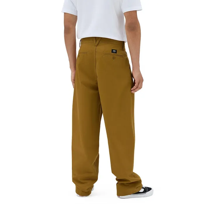 Vans Trousers and Jeans Men Authentic Chino Baggy Trousers Brown