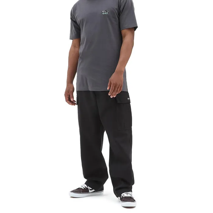 Vans Trousers and Jeans Men Range Cargo Baggy Tapered Elastic Trousers Black