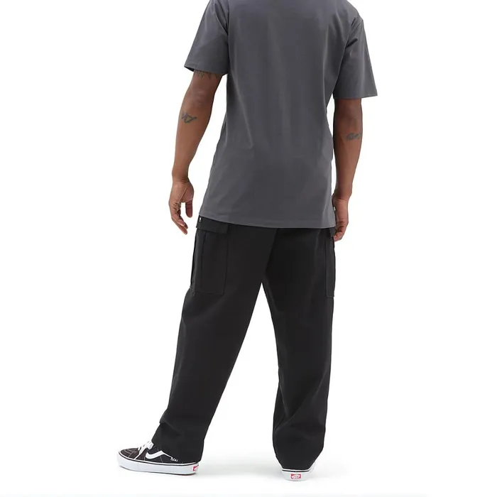 Vans Trousers and Jeans Men Range Cargo Baggy Tapered Elastic Trousers Black