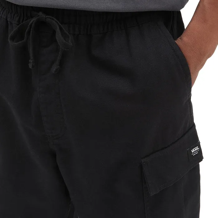 Vans Trousers and Jeans Men Range Cargo Baggy Tapered Elastic Trousers Black