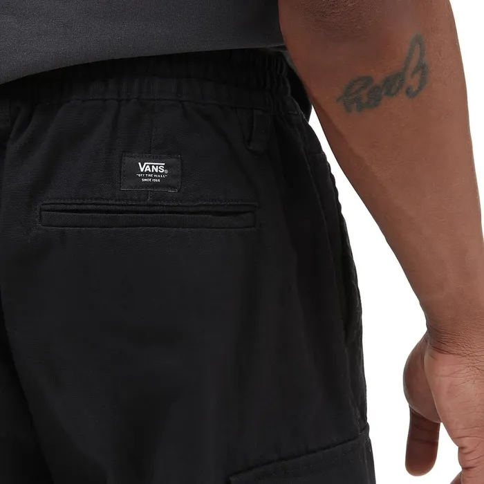 Vans Trousers and Jeans Men Range Cargo Baggy Tapered Elastic Trousers Black