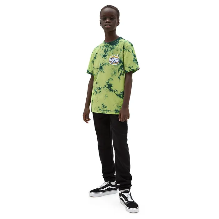 Vans View All Kids Slaps Tie Dye TShirt Green