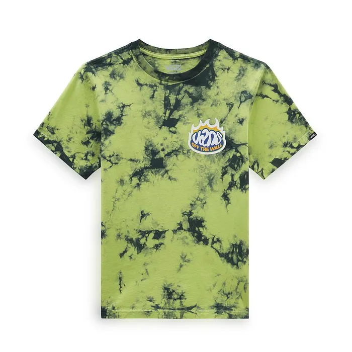Vans View All Kids Slaps Tie Dye TShirt Green