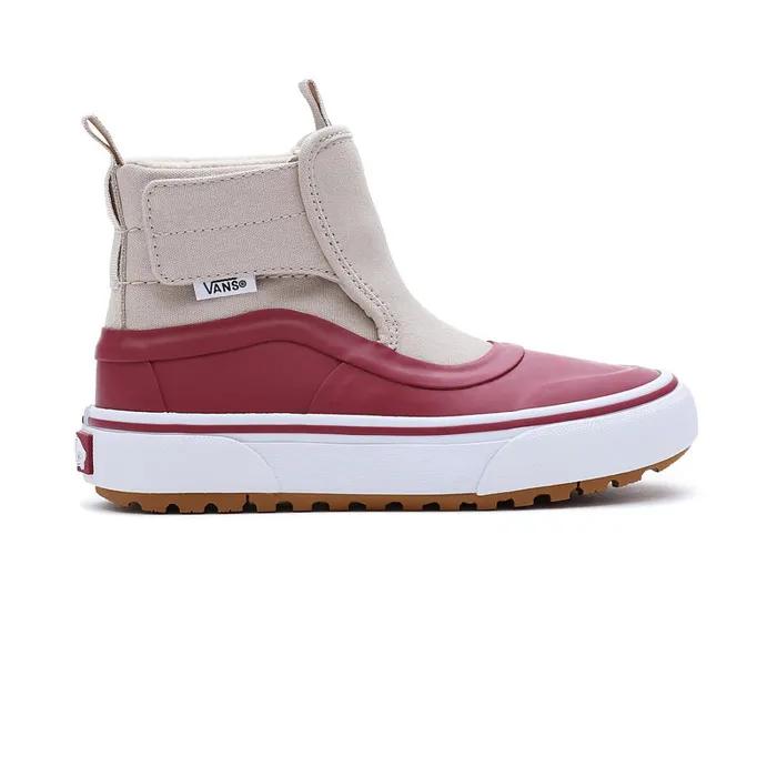 Vans View All Kids SlipOn Hi Terrain Hook And Loop MTE1 Shoes 48 Years Red Beige