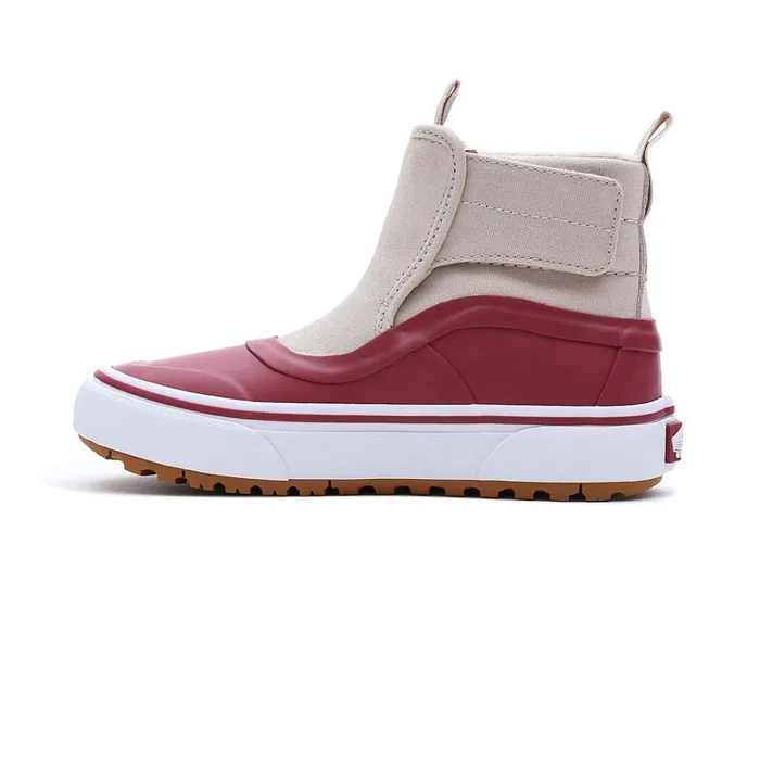 Vans View All Kids SlipOn Hi Terrain Hook And Loop MTE1 Shoes 48 Years Red Beige