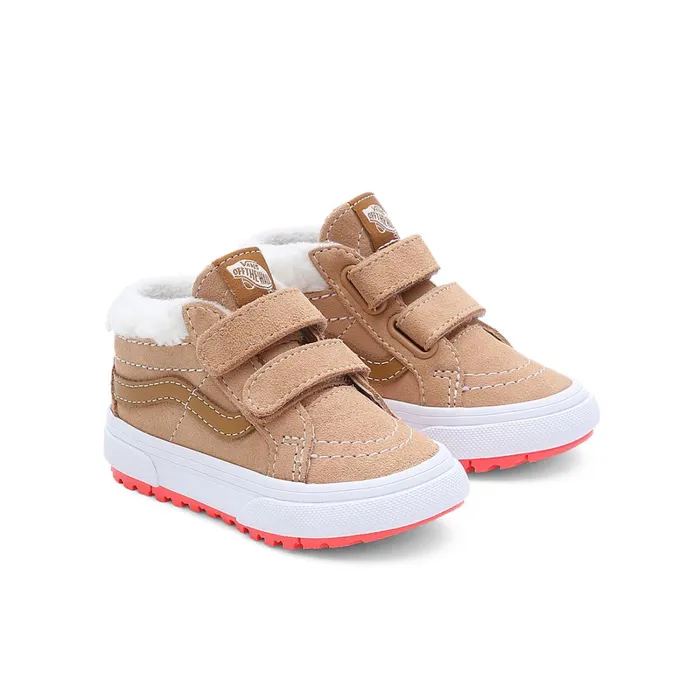 Vans View All Kids Toddler Sk8Mid Reissue Hook And Loop MTE1 Shoes 14 Years Brown