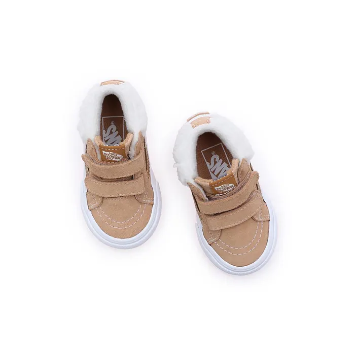 Vans View All Kids Toddler Sk8Mid Reissue Hook And Loop MTE1 Shoes 14 Years Brown