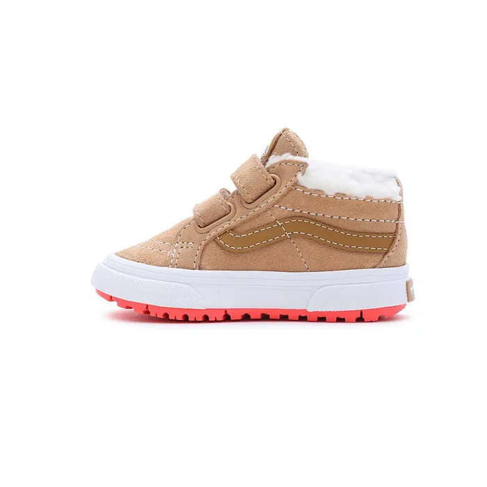 Vans View All Kids Toddler Sk8Mid Reissue Hook And Loop MTE1 Shoes 14 Years Brown