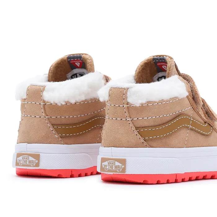 Vans View All Kids Toddler Sk8Mid Reissue Hook And Loop MTE1 Shoes 14 Years Brown