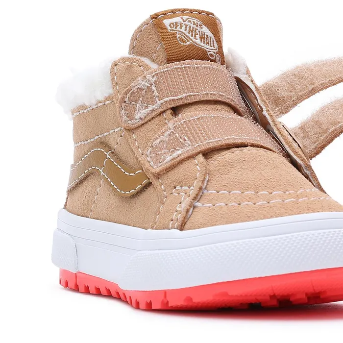 Vans View All Kids Toddler Sk8Mid Reissue Hook And Loop MTE1 Shoes 14 Years Brown