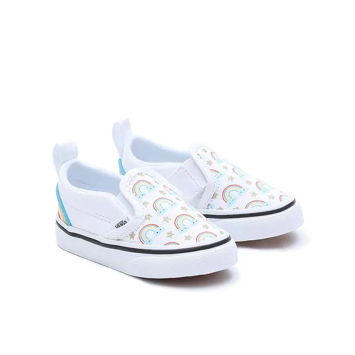 Vans View All Kids Toddler SlipOn Hook And Loop Shoes 14 Years White