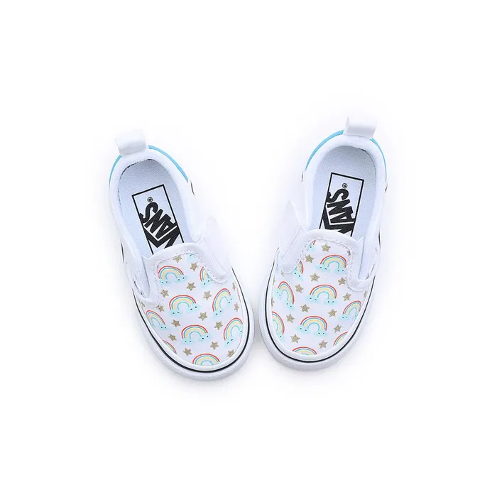 Vans View All Kids Toddler SlipOn Hook And Loop Shoes 14 Years White