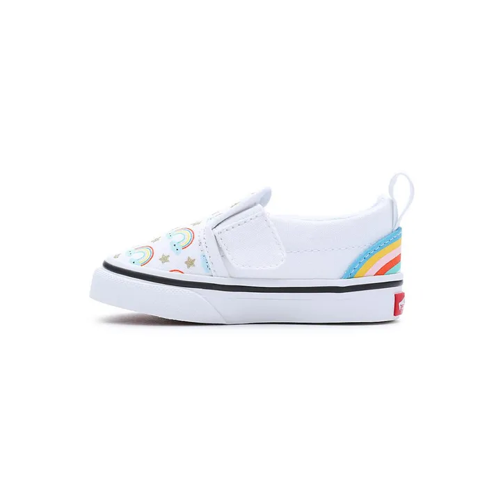 Vans View All Kids Toddler SlipOn Hook And Loop Shoes 14 Years White